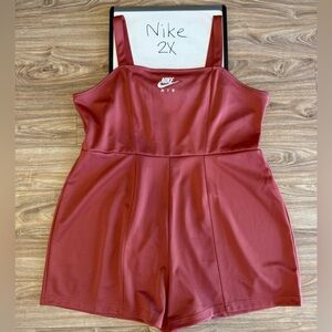 Nike Dri-fit Rust Red Sleeveless Romper 2X